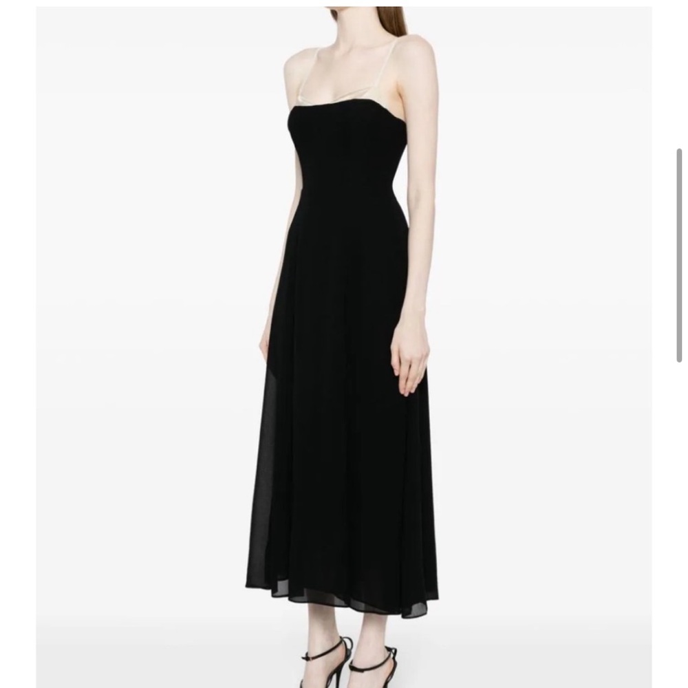 Reformation Abrielle Dress Black Size 2 - Picture 2 of 10